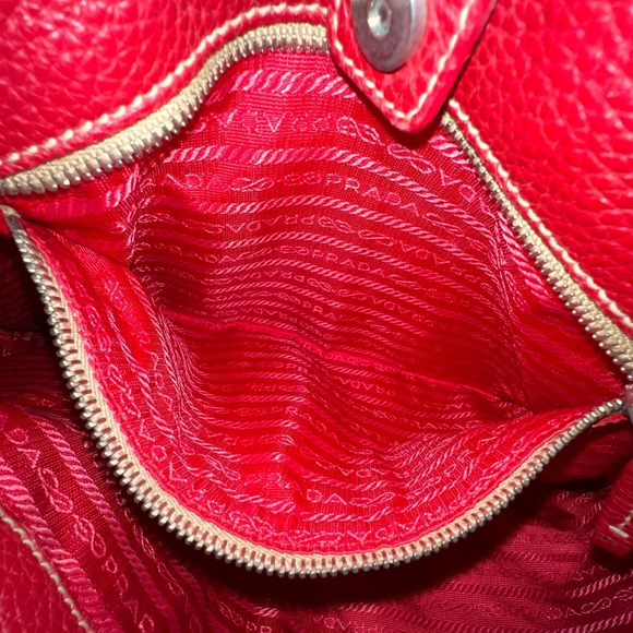 Prada Vitello Daino Rope Knot Shoulder Bag Ref Hobo (authentic) - Picture 6 of 8